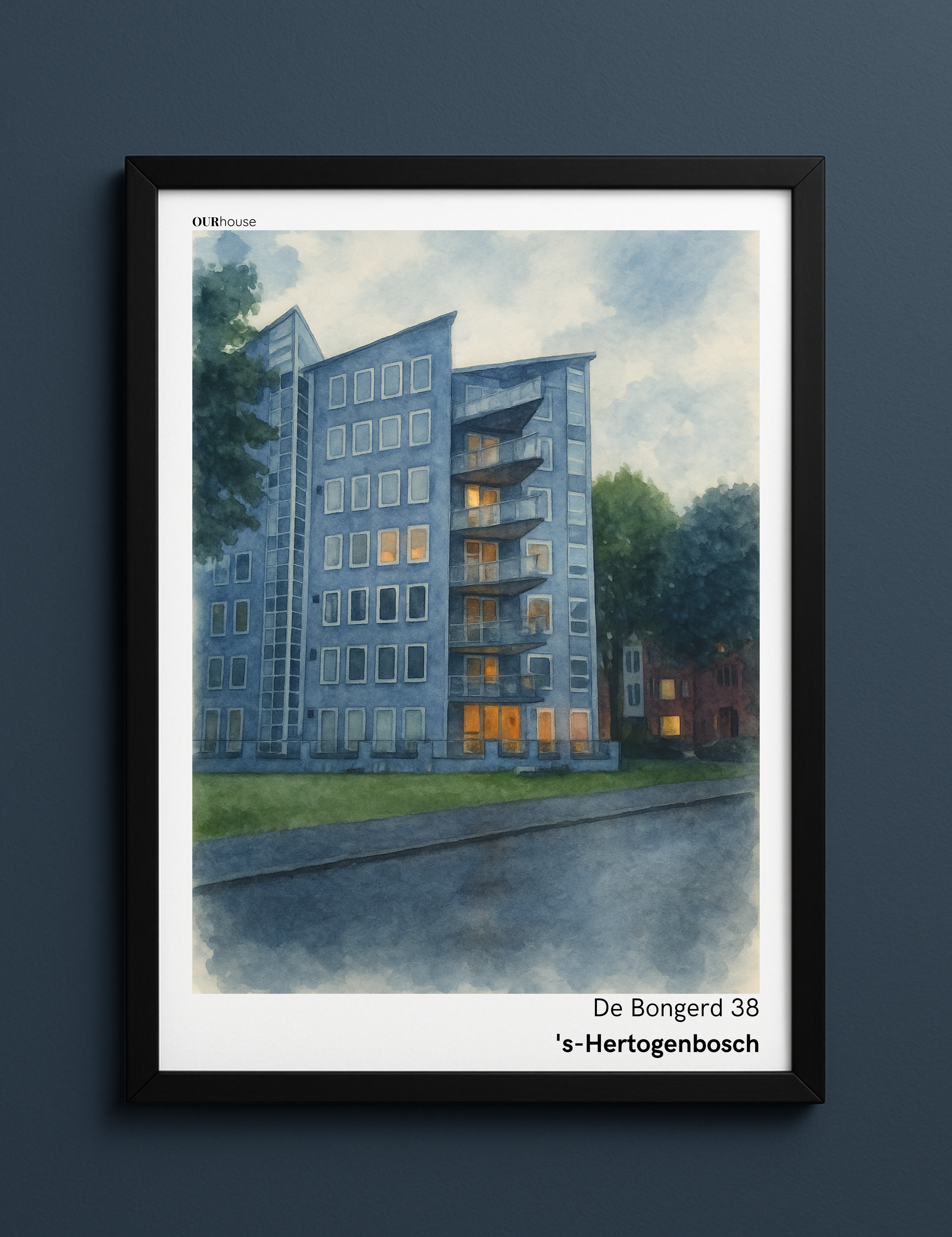 House - Urban Watercolor