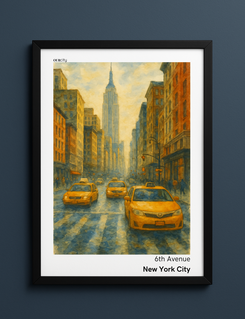 City - Urban Watercolor