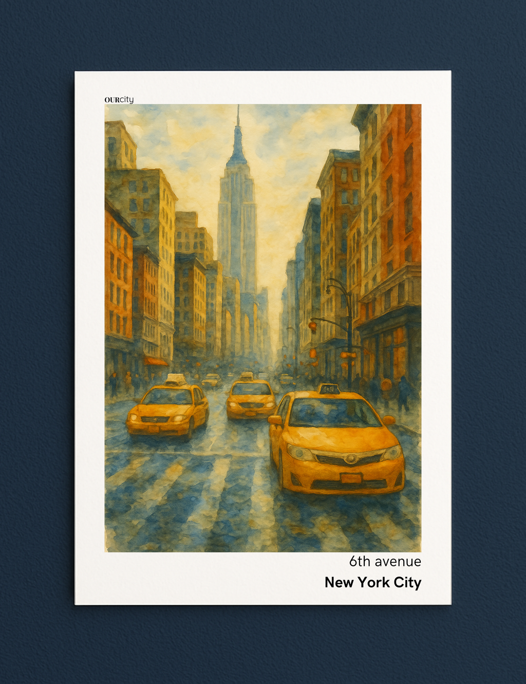 City - Urban Watercolor