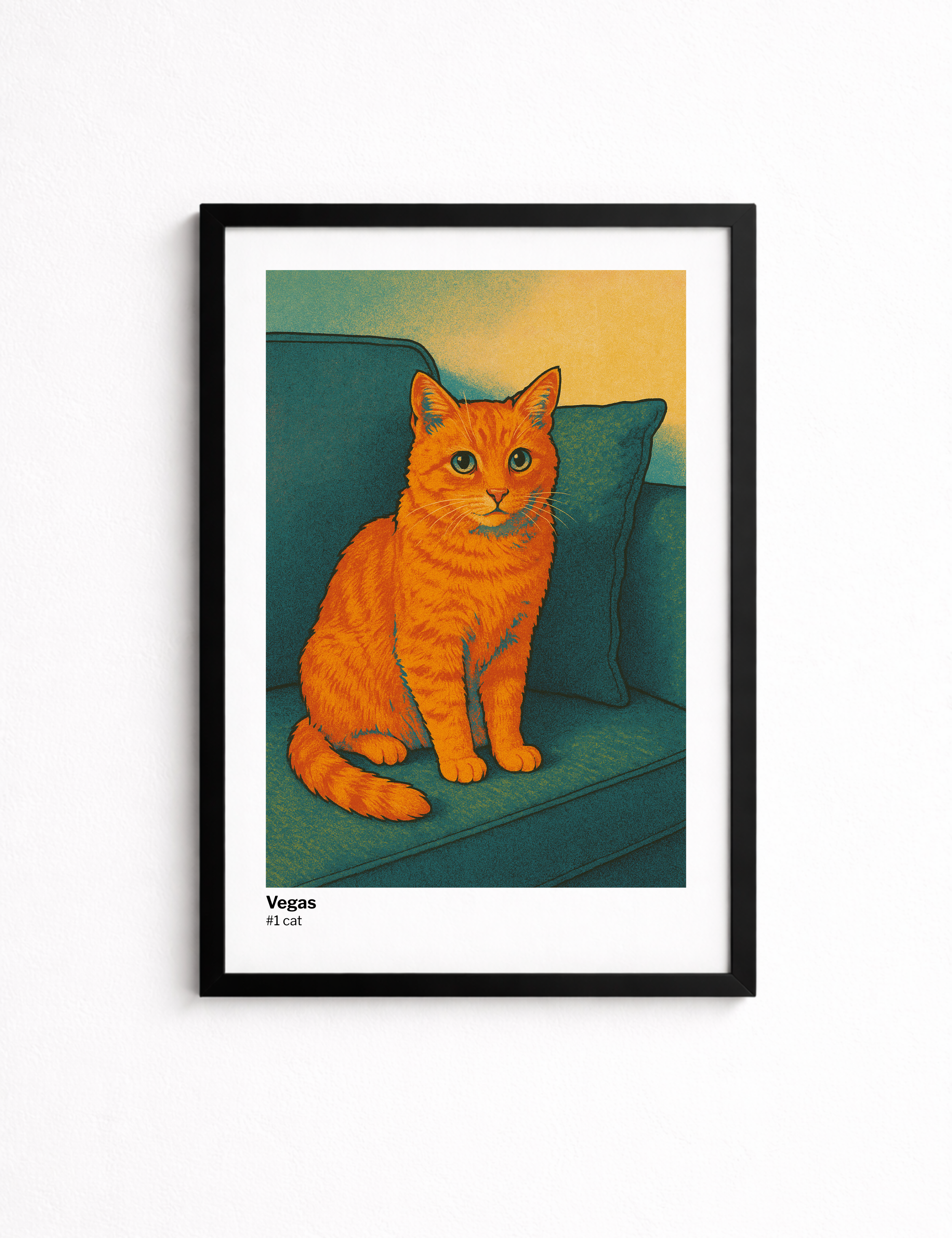 Personalized Animal Poster - Retro Print