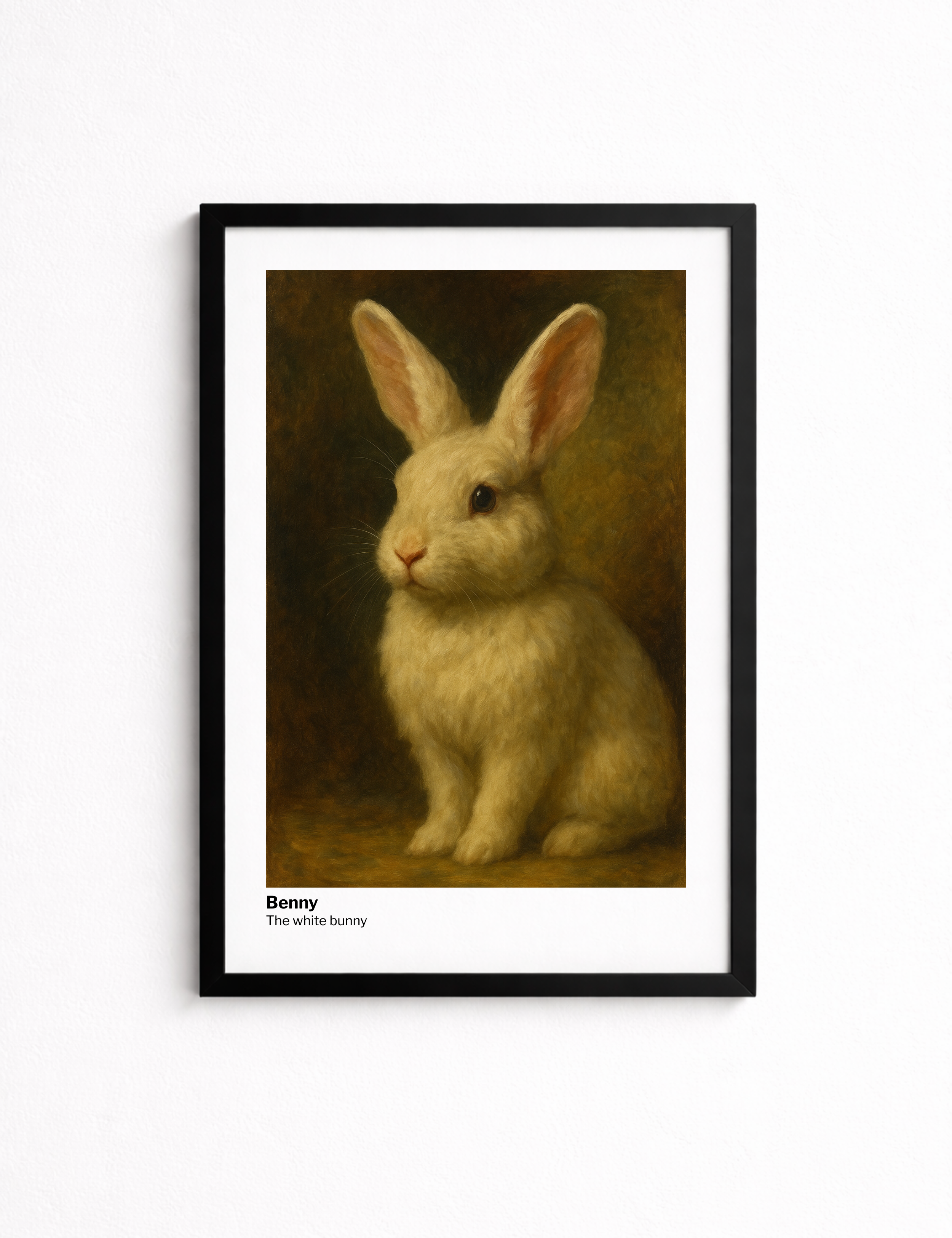 Personalized Animal Poster - Modern Oil Classic