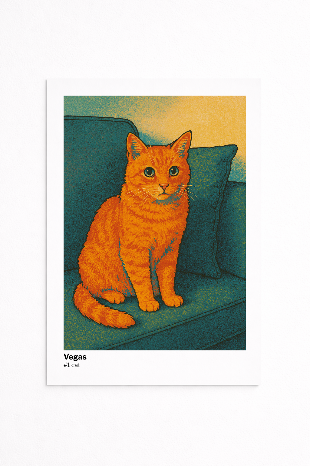 Personalized Animal Poster - Retro Print