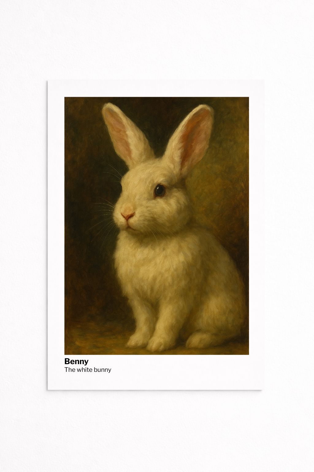 Personalized Animal Poster - Modern Oil Classic