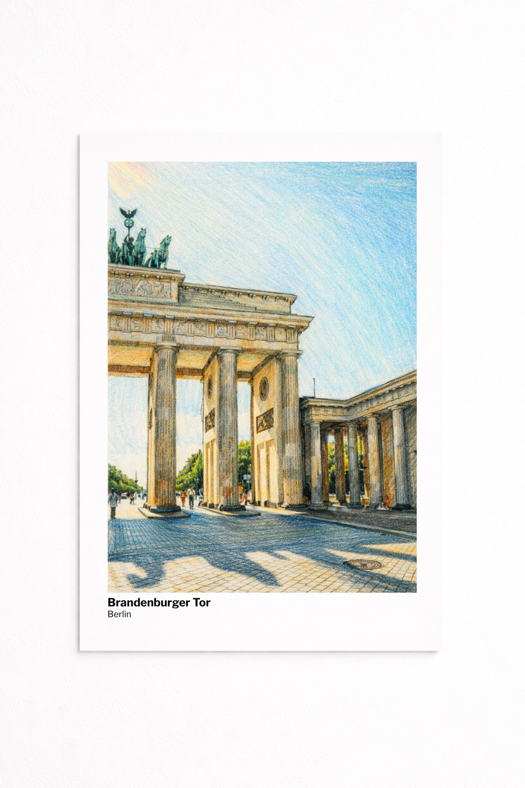 Personalized City Poster - Crayon